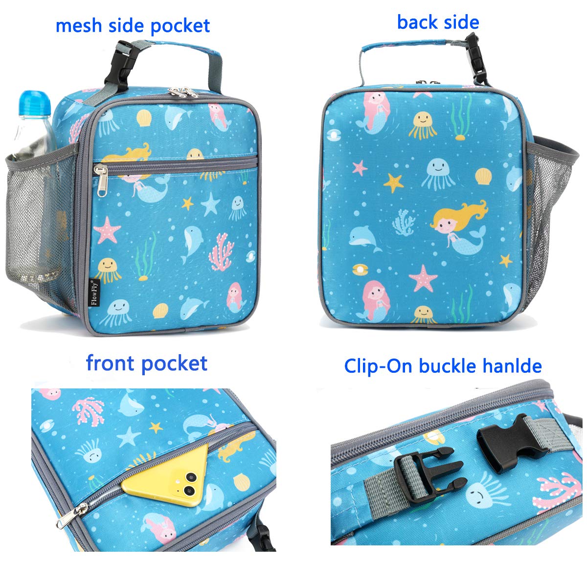 Foto 4 | Mininevera Térmica Flowfly Kids Con Aislamiento Mermaid 3+ - Venta Internacional.