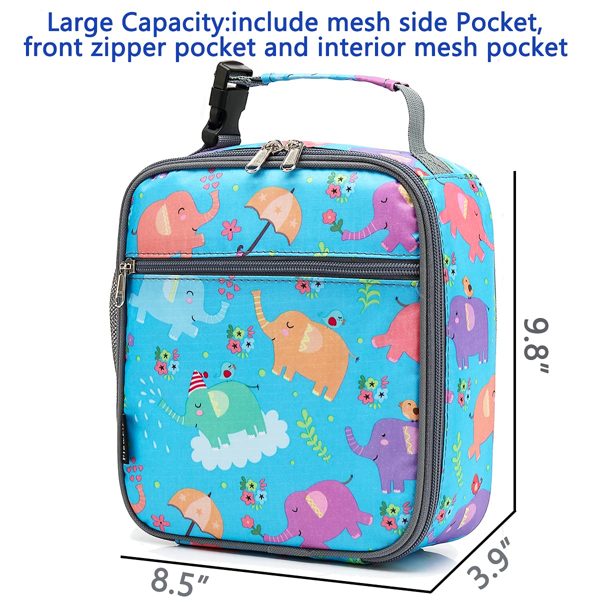 Foto 4 pulgar | Lonchera Flowfly, Bolsa Blanda Aislante, Pequeña Nevera Portátil Para Niños - Venta Internacional.