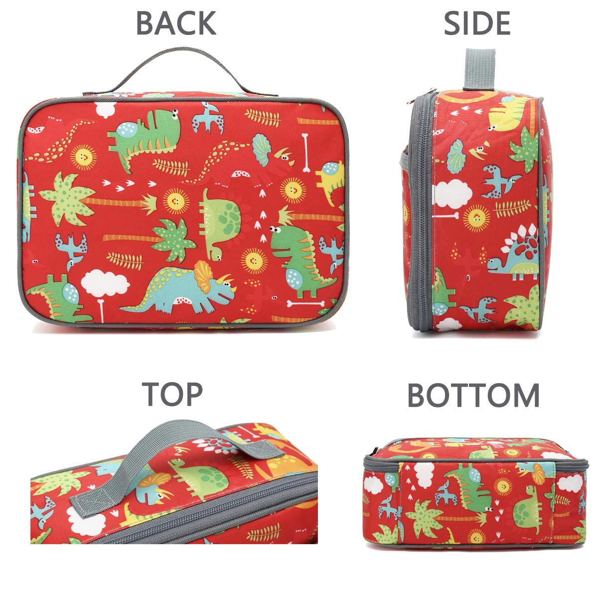 Foto 6 pulgar | Lonchera Flowfly Kids, Bolsa Blanda Aislante Para Dinosaurios Escolares - Venta Internacional.
