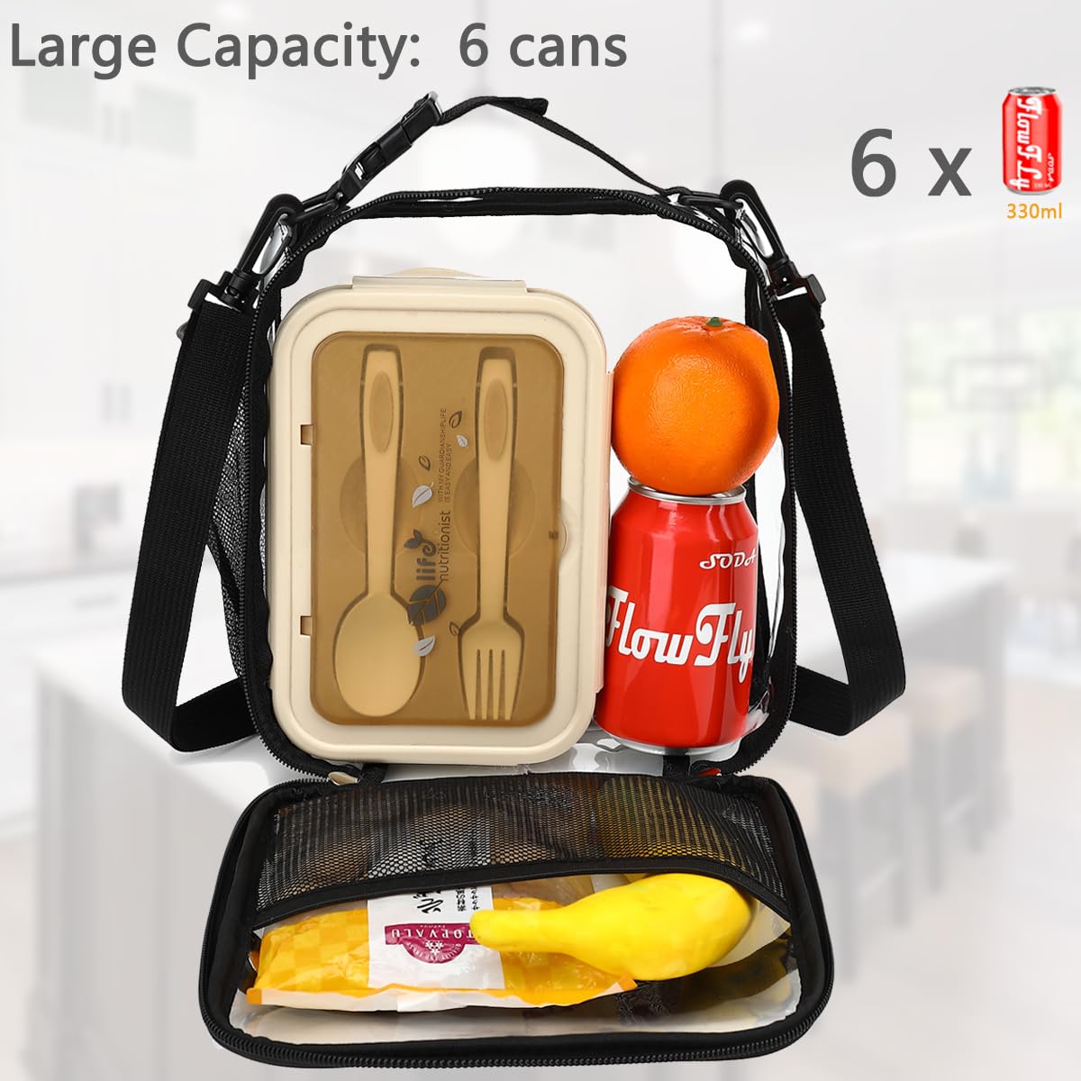 Foto 3 pulgar | Lonchera Flowfly Kids, Bolsa Blanda Aislante Para La Escuela - Venta Internacional.