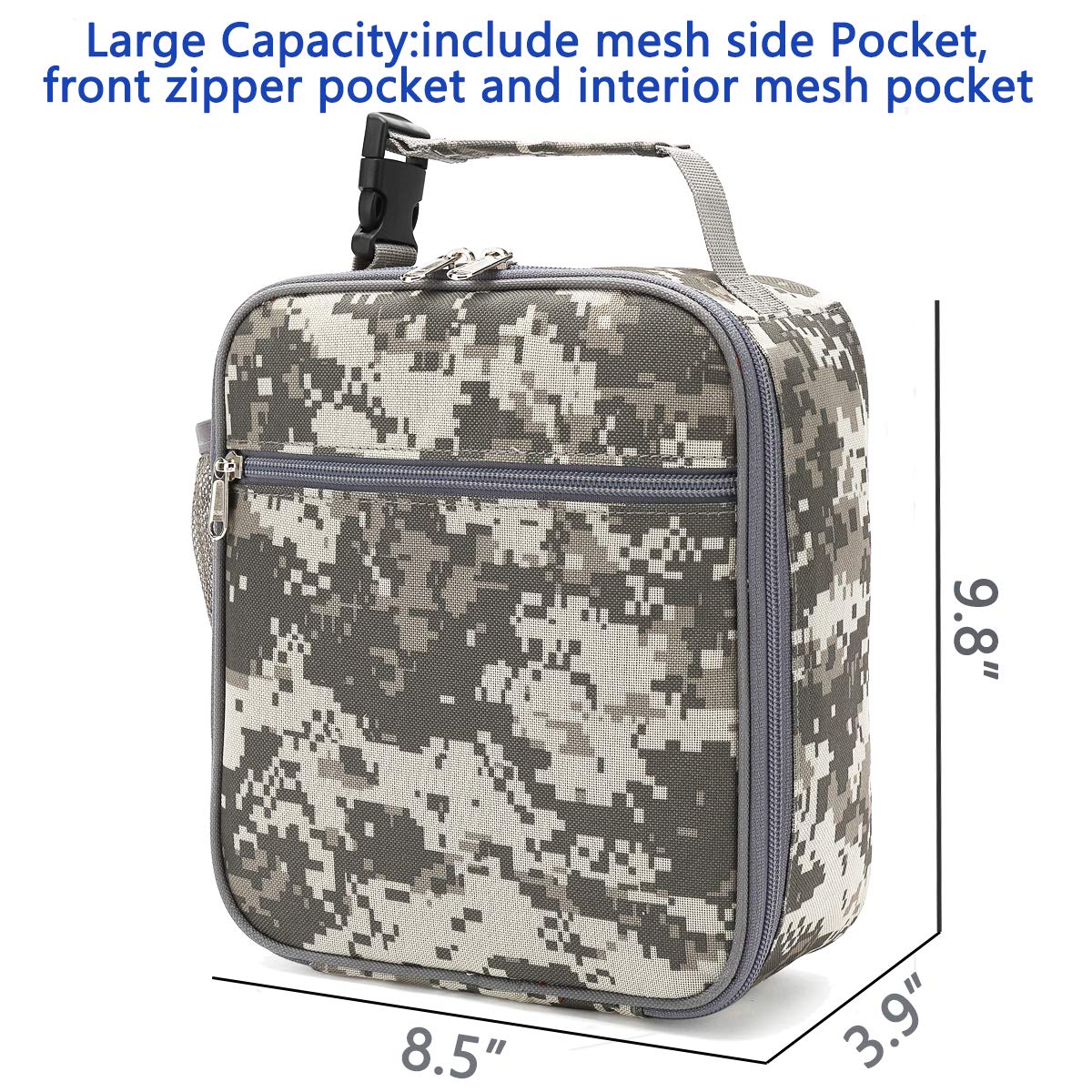 Foto 4 pulgar | Lonchera Flowfly, Bolsa Blanda Aislante, Minienfriadora Digital, Camuflaje - Venta Internacional.