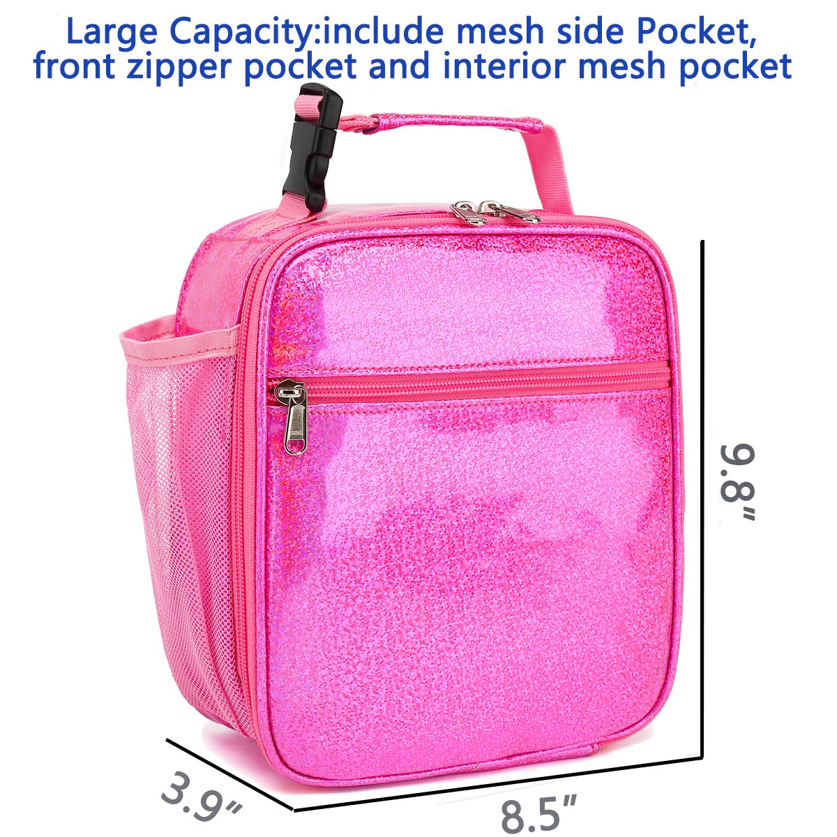 Foto 4 pulgar | Lonchera Flowfly Para Niños, Suave Y Aislante, Minienfriadora, Rosa - Venta Internacional.