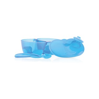 Foto 1 | Tazón Con Cuchara Color Azul Nuby95272AZ