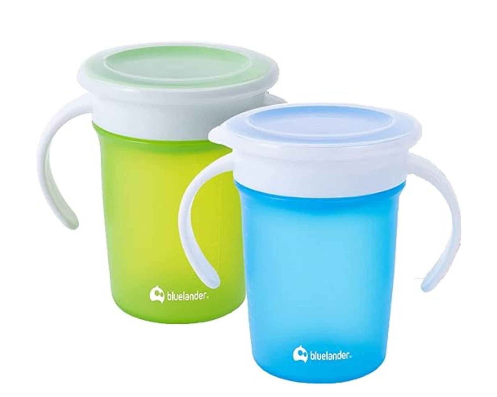 Foto 1 | Vaso Entrenador para Bebé Bluelander Antiderrames 280 Ml 2 Piezas