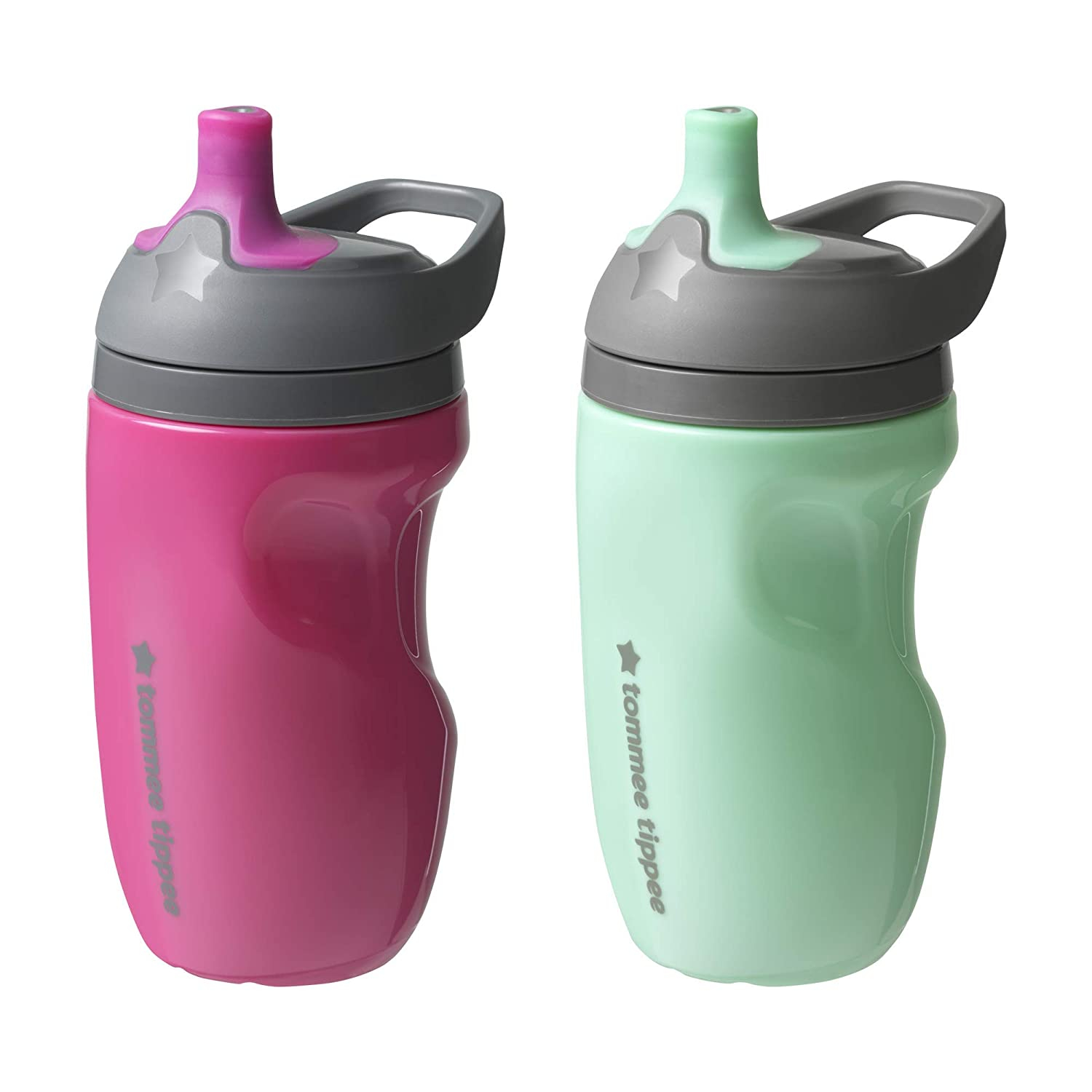 Foto 2 pulgar | Botella deportiva aislada Tommee Tippee Sportee para niños pequeños con asa - 12m +, 2ct