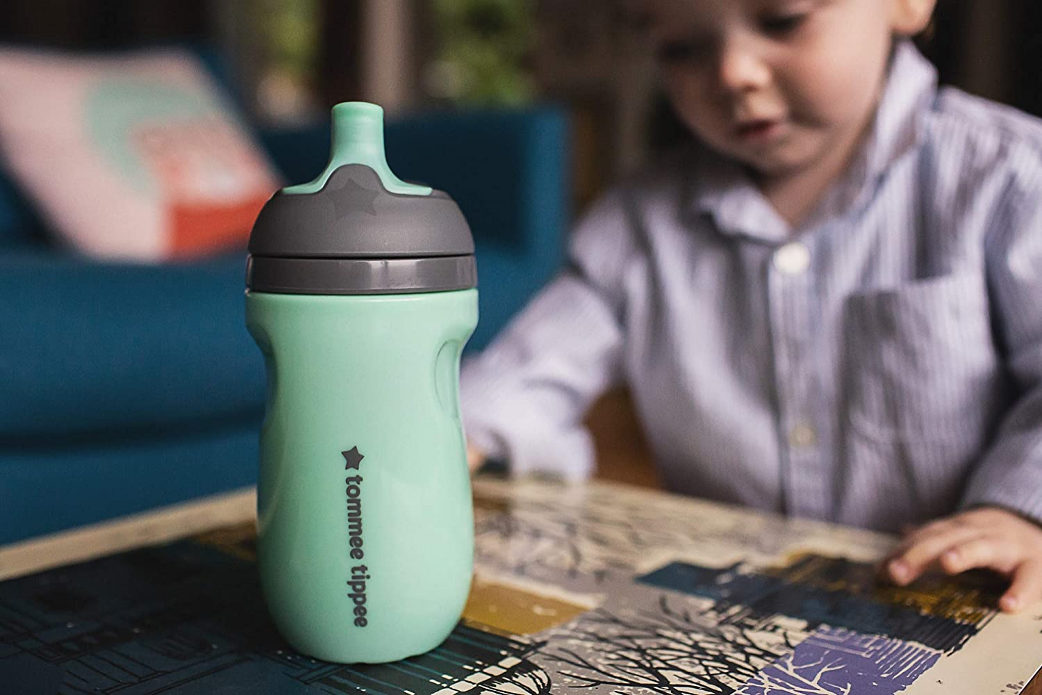 Foto 7 pulgar | Botella deportiva aislada Tommee Tippee Sportee para niños pequeños con asa - 12m +, 2ct