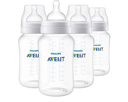 Biberones Anticólicos Philips Avent de 11 oz Paquete de 4 Transparentes