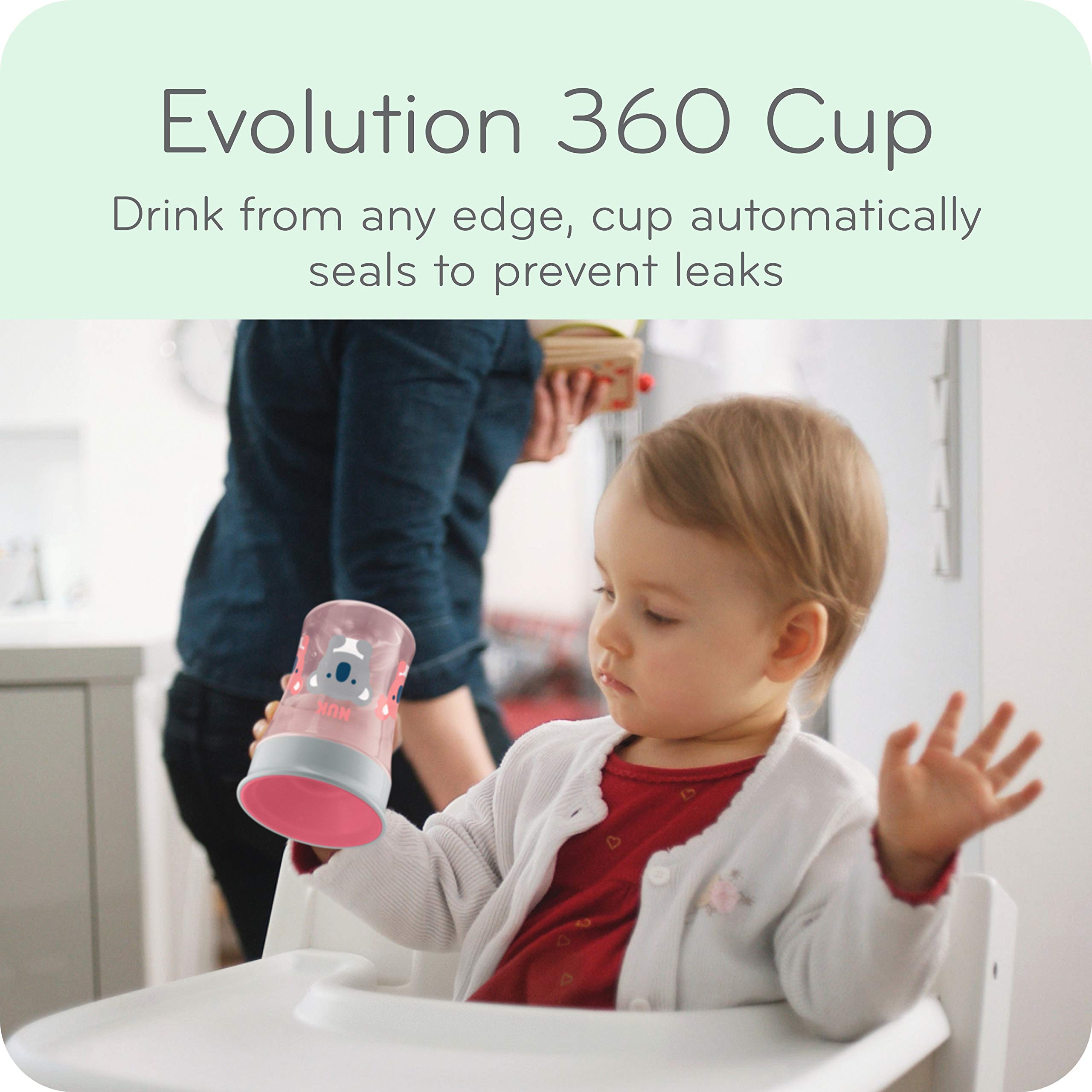 Foto 4 pulgar | Vaso Nuk Evolution 360 8 Onzas Paquete De 2 - Sin BPA, Apto Para Lavavajillas