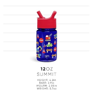 Foto 4 | Venta Internacional - Botella de Agua Simple Modern Summit sin Bpa Azul