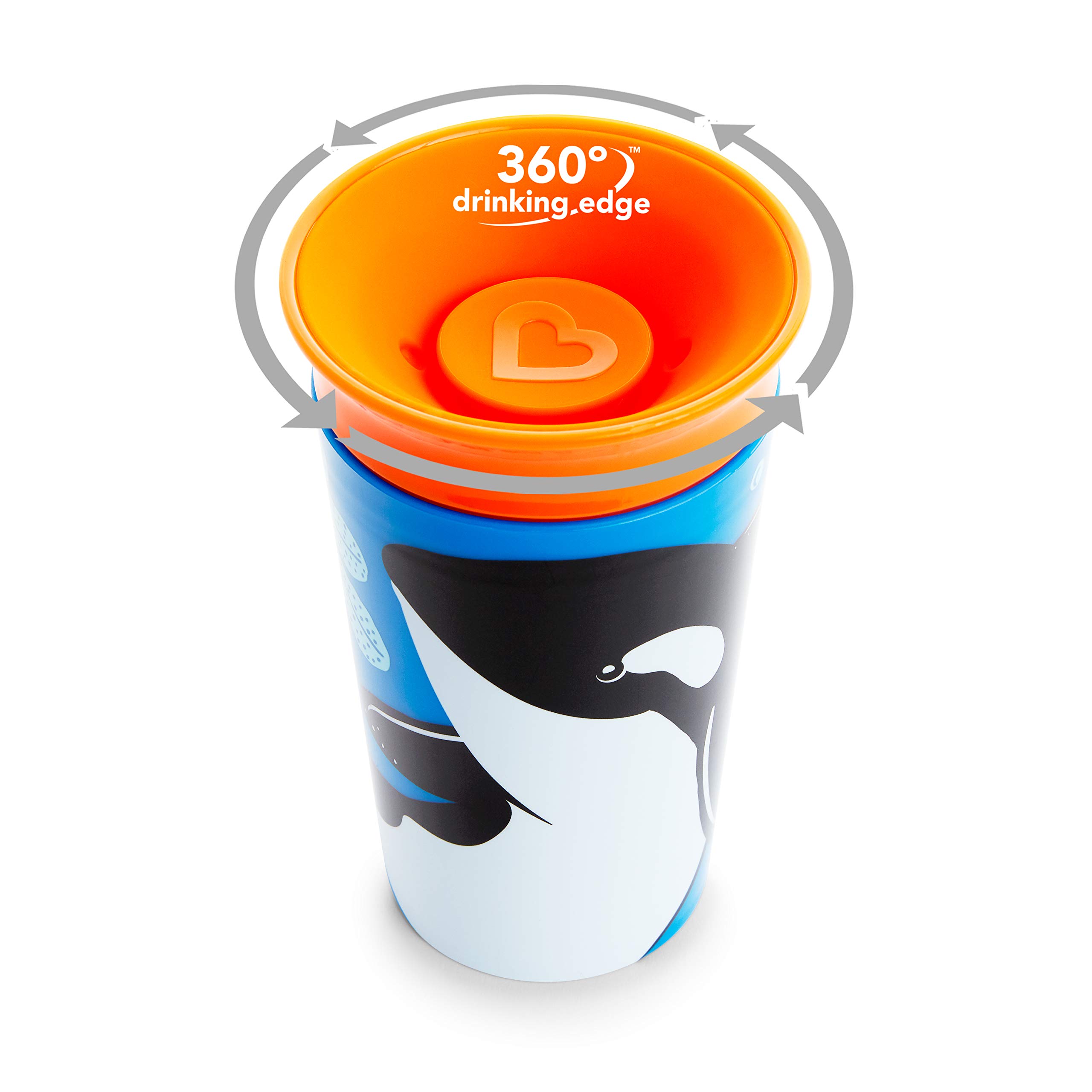 Foto 4 pulgar | Venta Internacional - Vaso para Sorber Munchkin Miracle Orca 360 Wildlove 270 ml