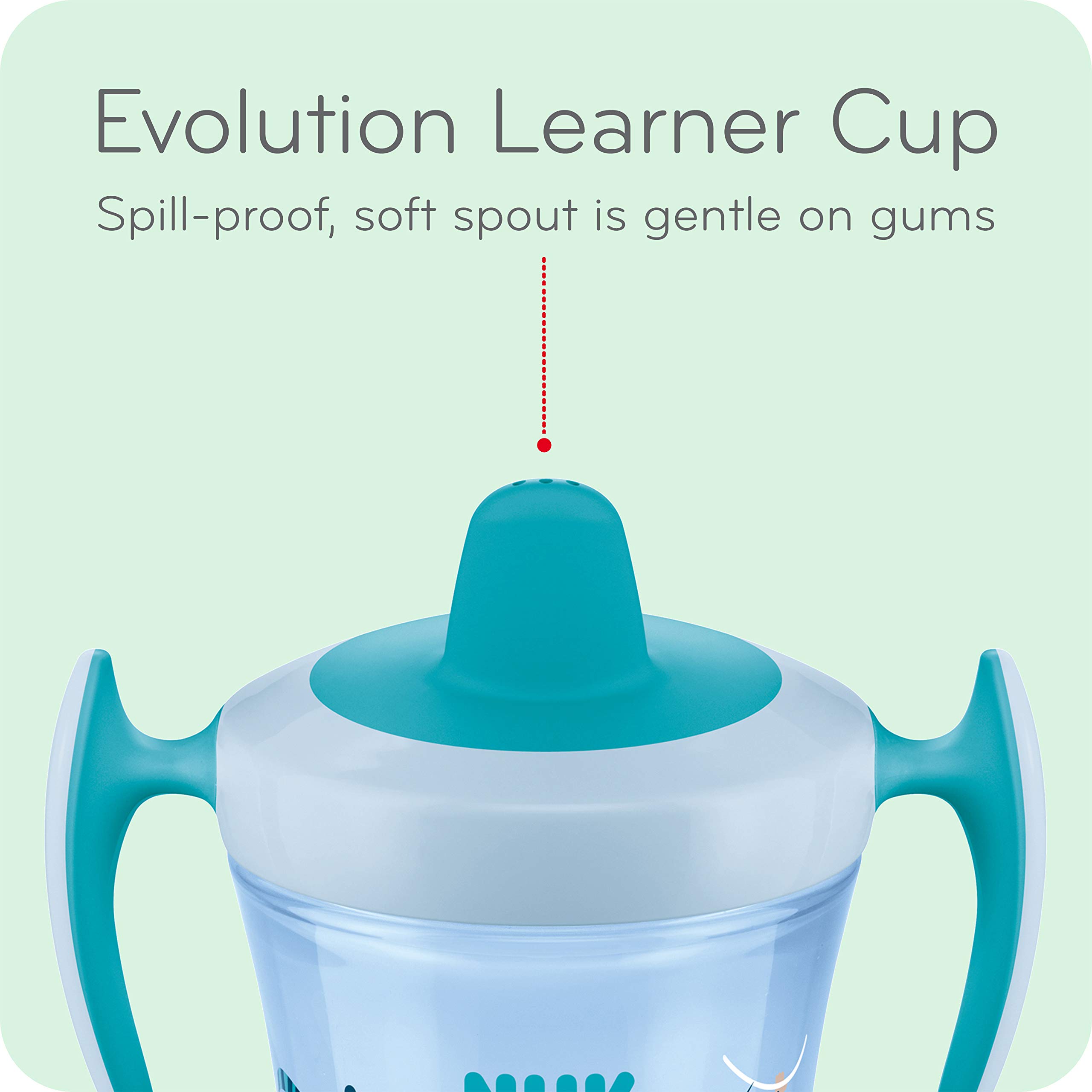 Foto 4 pulgar | Vaso Nuk Evolution Soft Spout para Estudiantes - Pack de 2 unidades