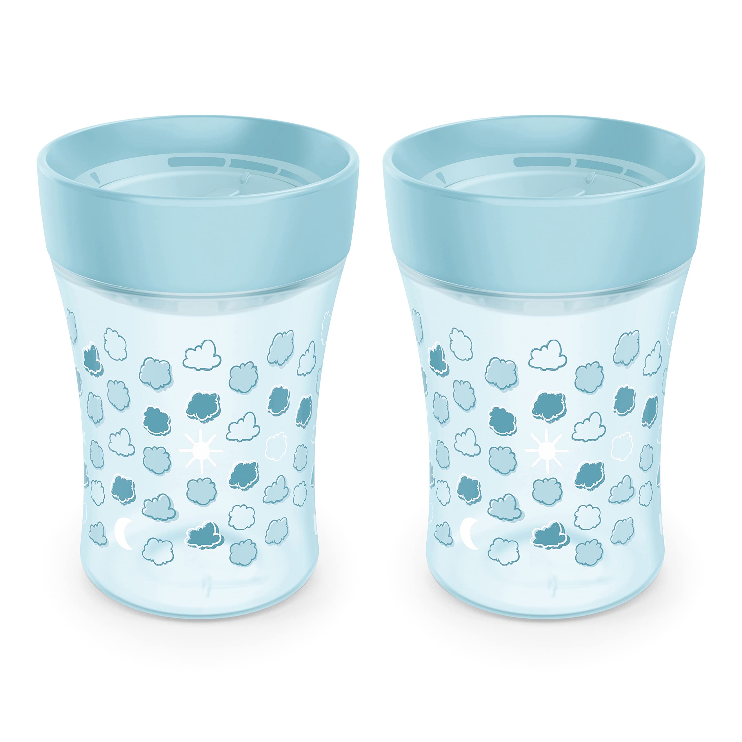 Venta Internacional - Vasos Entrenadores Nuk de Plástico 2 Piezas Azules