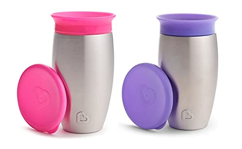 Foto 2 pulgar | Venta Internacional - Vaso Para Sorber 360 De Acero Inoxidable (rosa/morado)