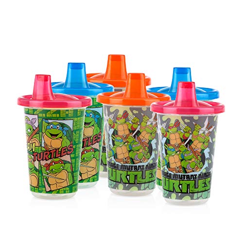 Foto 2 pulgar | Vasos reutilizables Nuby Wash Or Toss 300 ml Pack de 6 con tapas para niños