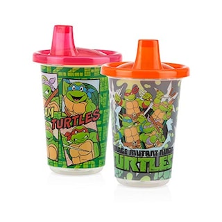 Foto 3 | Vasos reutilizables Nuby Wash Or Toss 300 ml Pack de 6 con tapas para niños