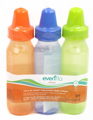 Foto 2 pulgar | Venta Internacional - Botella Evenflo Classic Light Tint Nurser 240 ml 3 Unidades