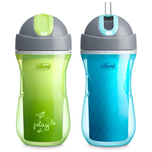 Foto 2 pulgar | Venta Internacional - Sippy Cup Chicco Con Aislamiento De Doble Pared, Tapa Abatible, 250 Ml, 12 M O Más