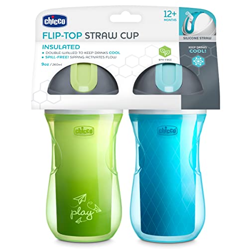 Foto 3 pulgar | Venta Internacional - Sippy Cup Chicco Con Aislamiento De Doble Pared, Tapa Abatible, 250 Ml, 12 M O Más