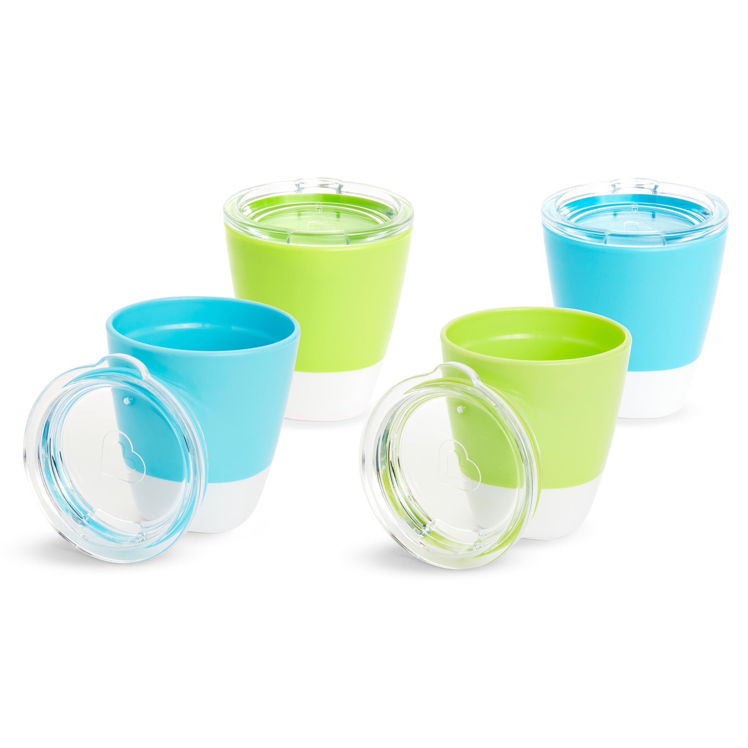 Foto 1 | Venta Internacional - Vasos Munchkin Splash Open Para Niños Pequeños, 7 Onzas, Paquete De 4, Azul/verde
