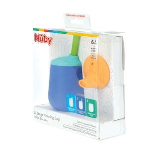 Foto 5 | Venta Internacional - Set De Copas De Entrenamiento Nuby First, Vaso De Silicona De 118 Ml Con Caño