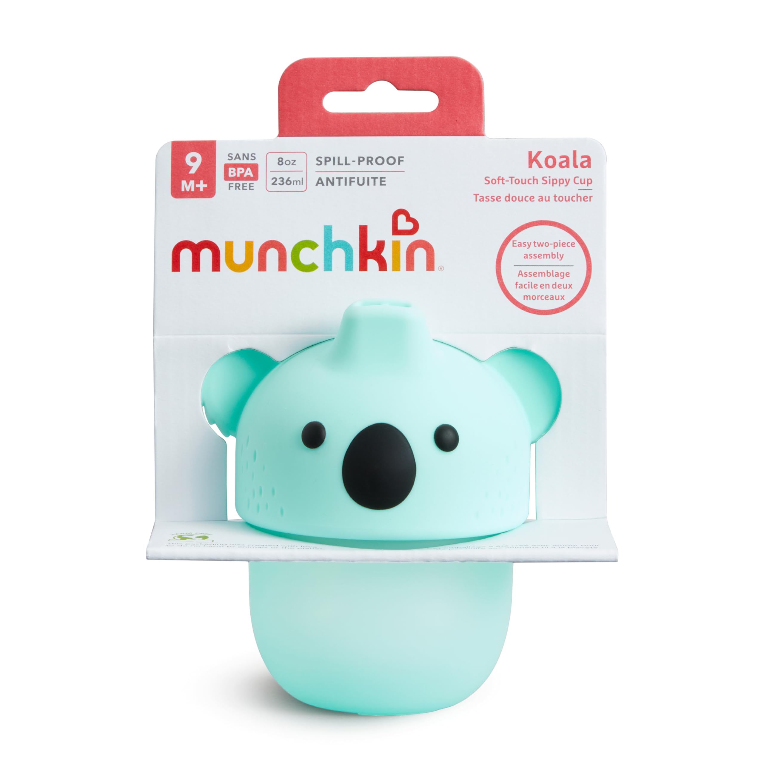 Foto 6 pulgar | Venta Internacional - Vaso Para Sorber Munchkin Koala, Suave Al Tacto, A Prueba De Derrames, 8 Onzas