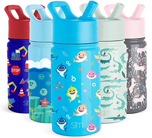 Venta Internacional - Botella De Agua Para Niños Baby Shark Simple Y Moderna Con T