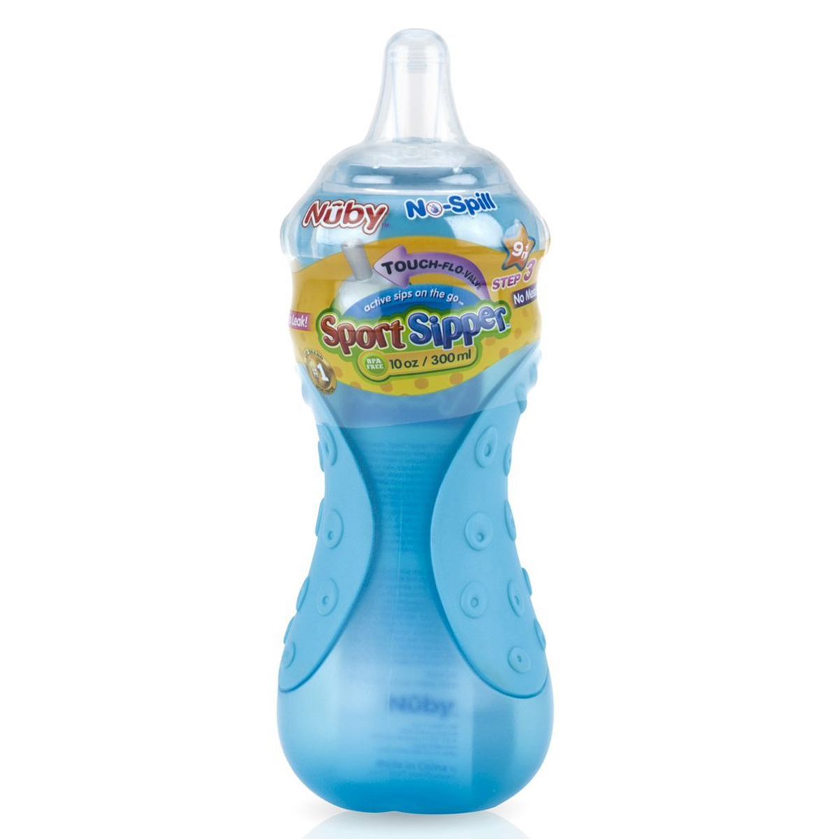 Vaso Deportivo Nuby 10 oz Azul