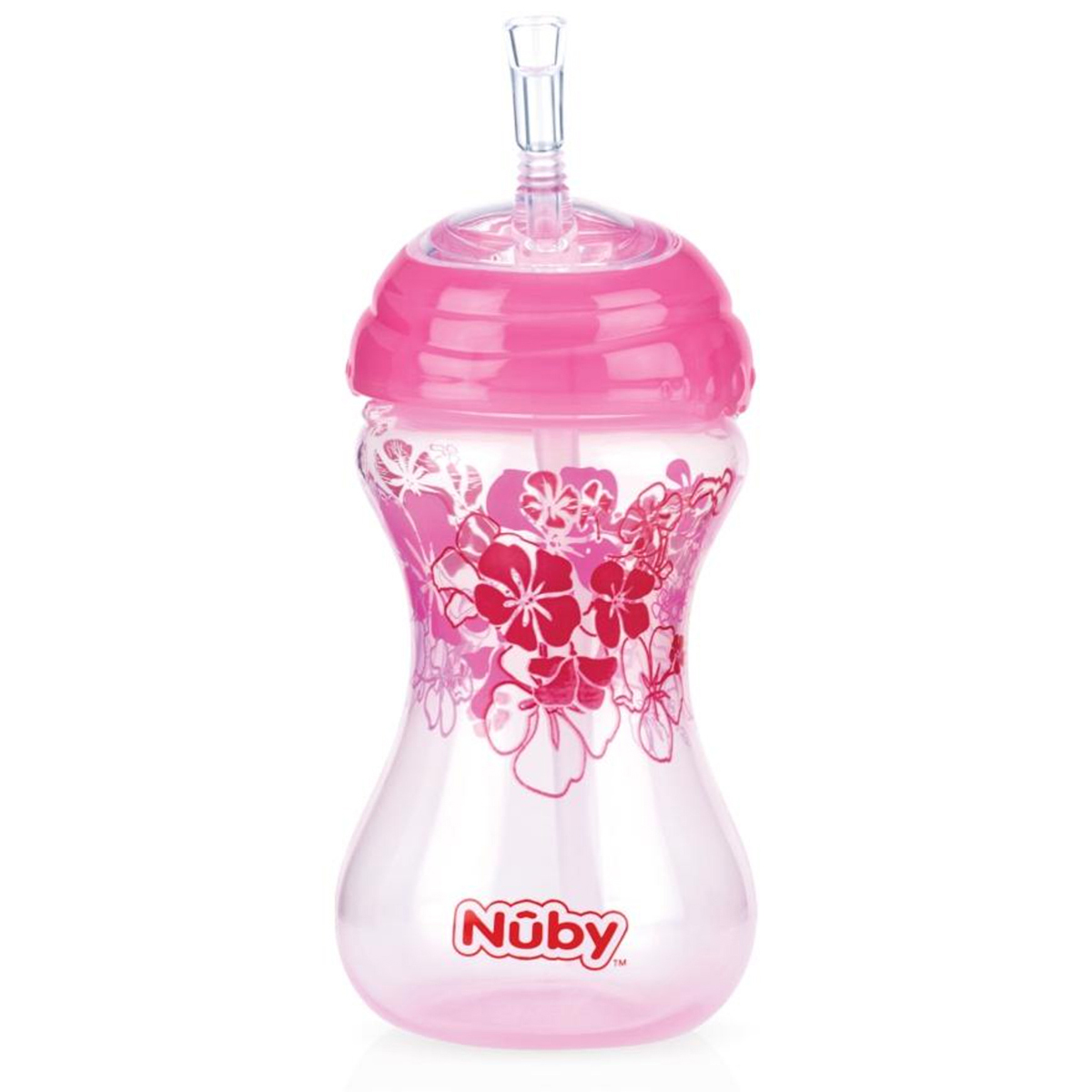 Foto 2 pulgar | Vaso Point Clik-it Nuby 10 oz Rosa Flores