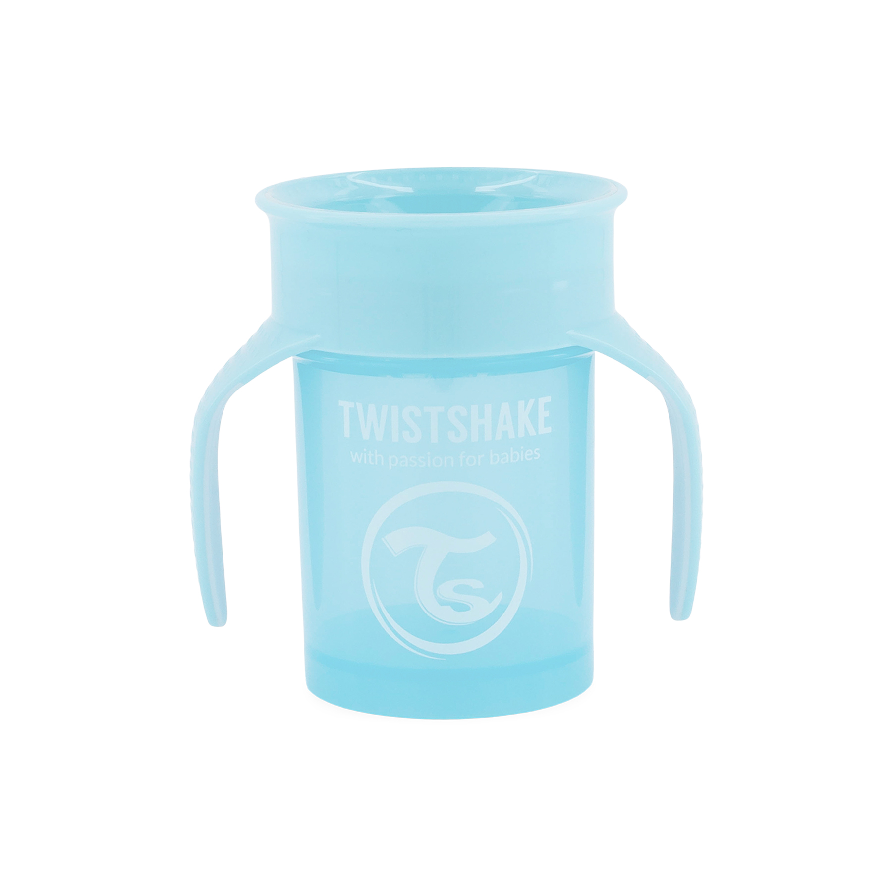 Taza 360 Twistshake Bebé Aprendizaje Bebida 230ml Ergonómica Color Azul