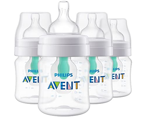 Foto 2 pulgar | Biberones Anticólicos con Ventilación Sin Aire Philips AVENT 4 Piezas Transparentes - Venta Internacional