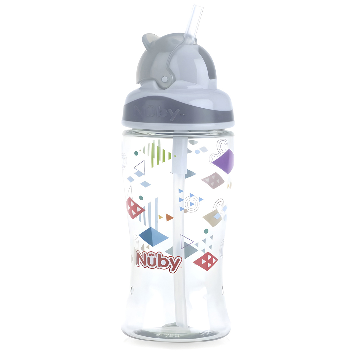 Vaso Flip It Thirsty Boost Nuby Gris