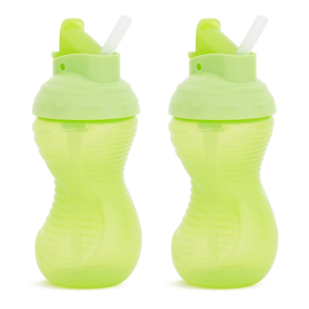 Vaso Plegable Munchkin Mighty Grip de Sippy Cups  300 Ml 2 Unidades Verde - Venta Internacional