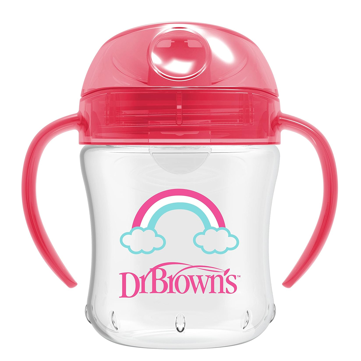 Vaso Dr Browns Boquilla Suave 6oz Rosa A