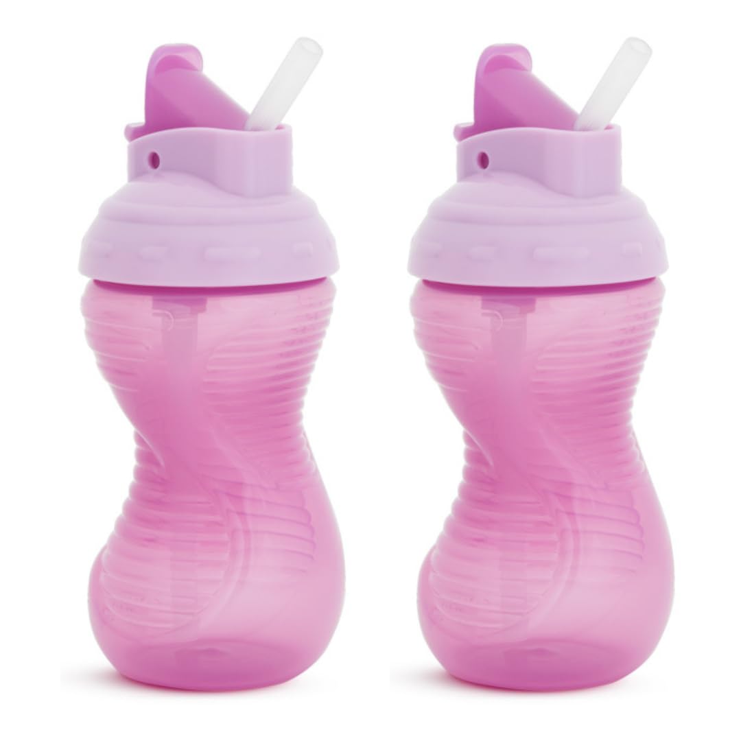 Foto 2 pulgar | Vaso Munchkin Mighty Grip De Sippy Cups 300 Ml Morado 2 Unidades - Venta Internacional