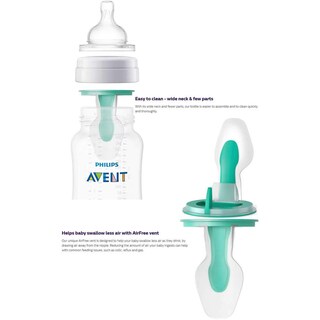 Foto 4 | Biberón Philips Avent Scf400/34 Anticólico, 125 Ml, Paquete De 3 Unidades, Transparente - Venta Internacional.