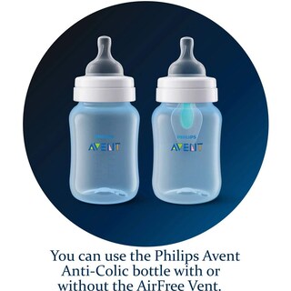 Foto 5 | Biberón Philips Avent Scf400/34 Anticólico, 125 Ml, Paquete De 3 Unidades, Transparente - Venta Internacional.