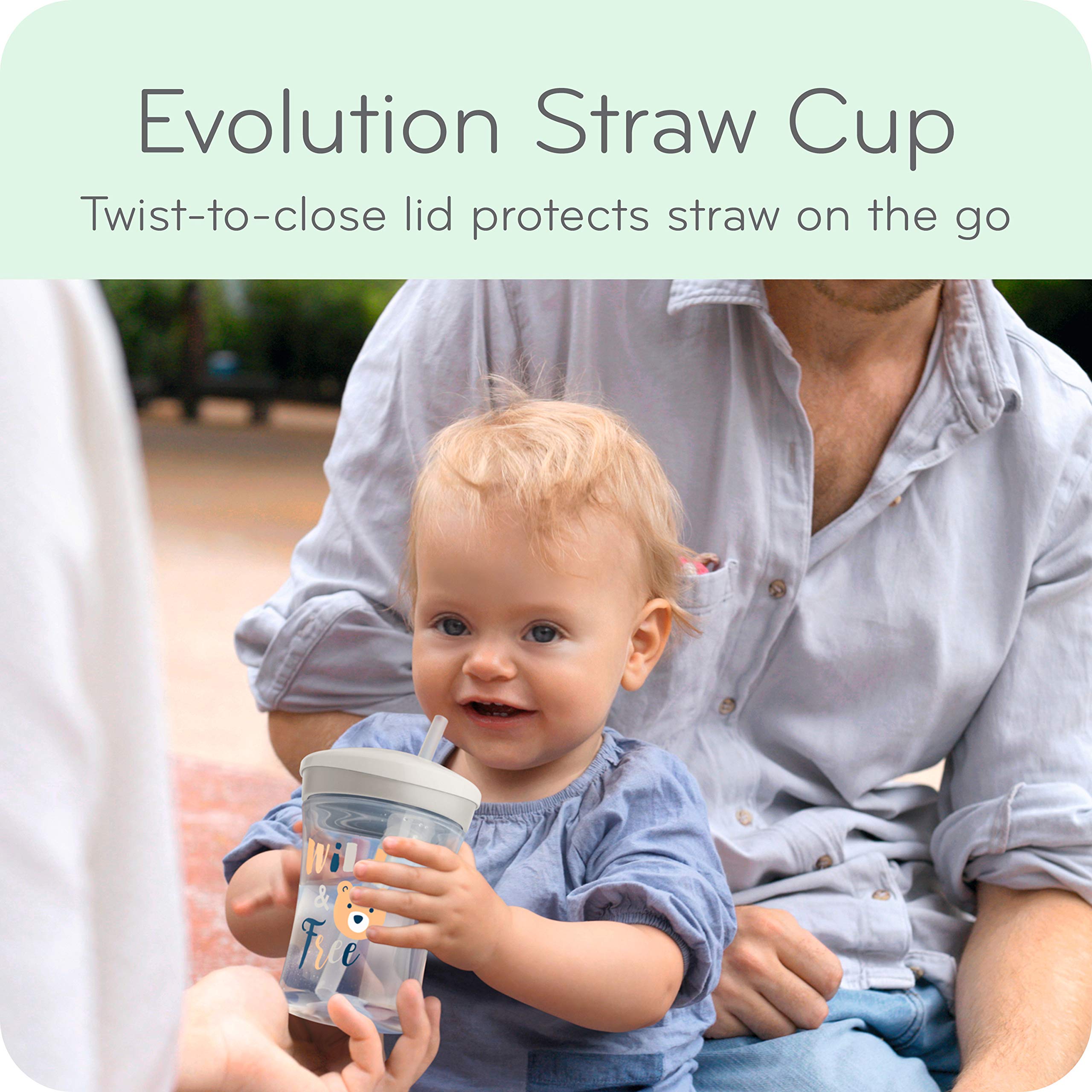 Foto 4 pulgar | Straw Cup Nuk Evolution Sin Bpa, Apta Para Lavavajillas - Venta Internacional.