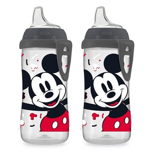 Foto 5 | Vaso Para Sorber Nuk Disney Active, 300 Ml, Paquete De 2 Unidades, Mickey Mouse, 8 M+ - Venta Internacional.