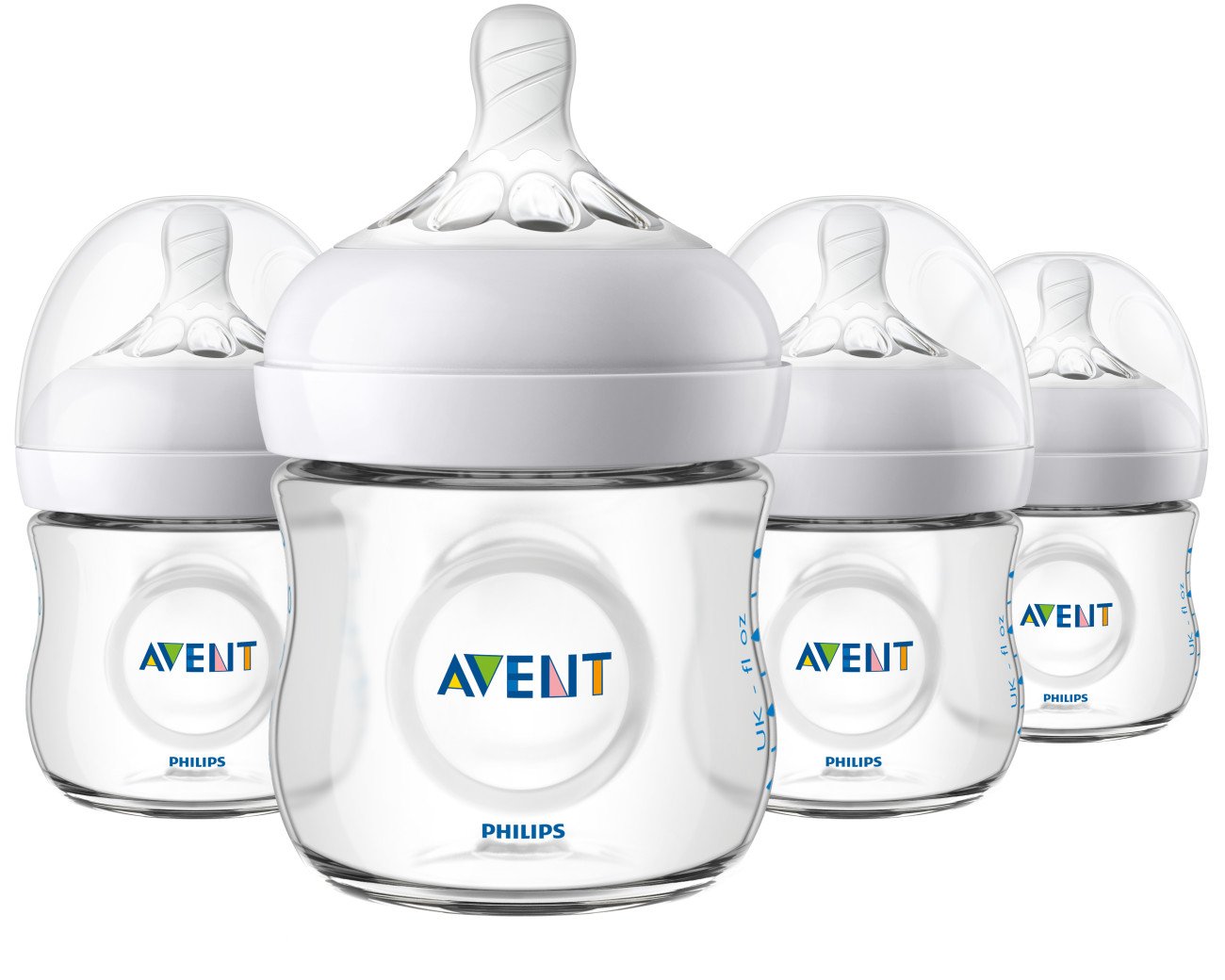 Biberón Philips Avent Natural Clear de 120 ml 4 Piezas - Venta Internacional