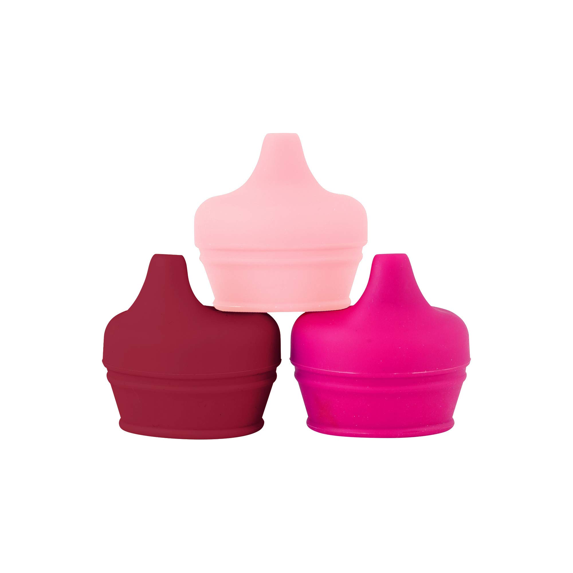 Foto 2 pulgar | Tapas De Silicona Para Vasos Boon Snug, Color Rosa, 3 Unidades - Venta Internacional.