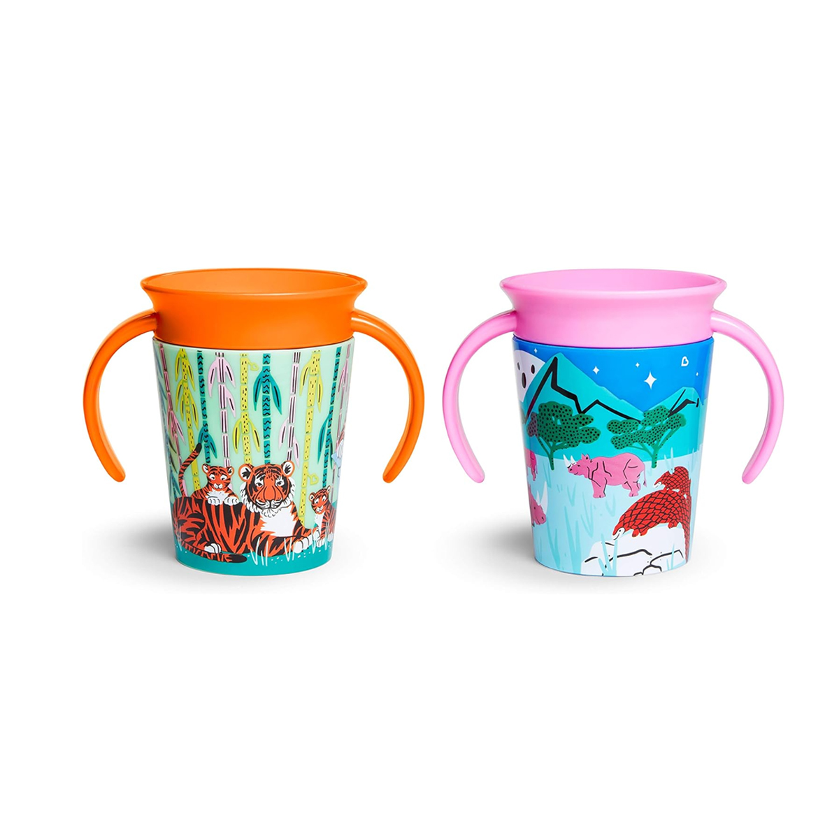 Foto 2 pulgar | Vaso Miracle 360 Cup Munchkin 6oz Wild Rosa Naranja