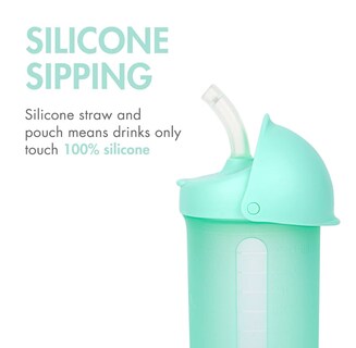 Foto 2 | Pajita Aislante De Silicona Sippy Cup Boon Swig, 270 Ml, Color Menta - Venta Internacional.