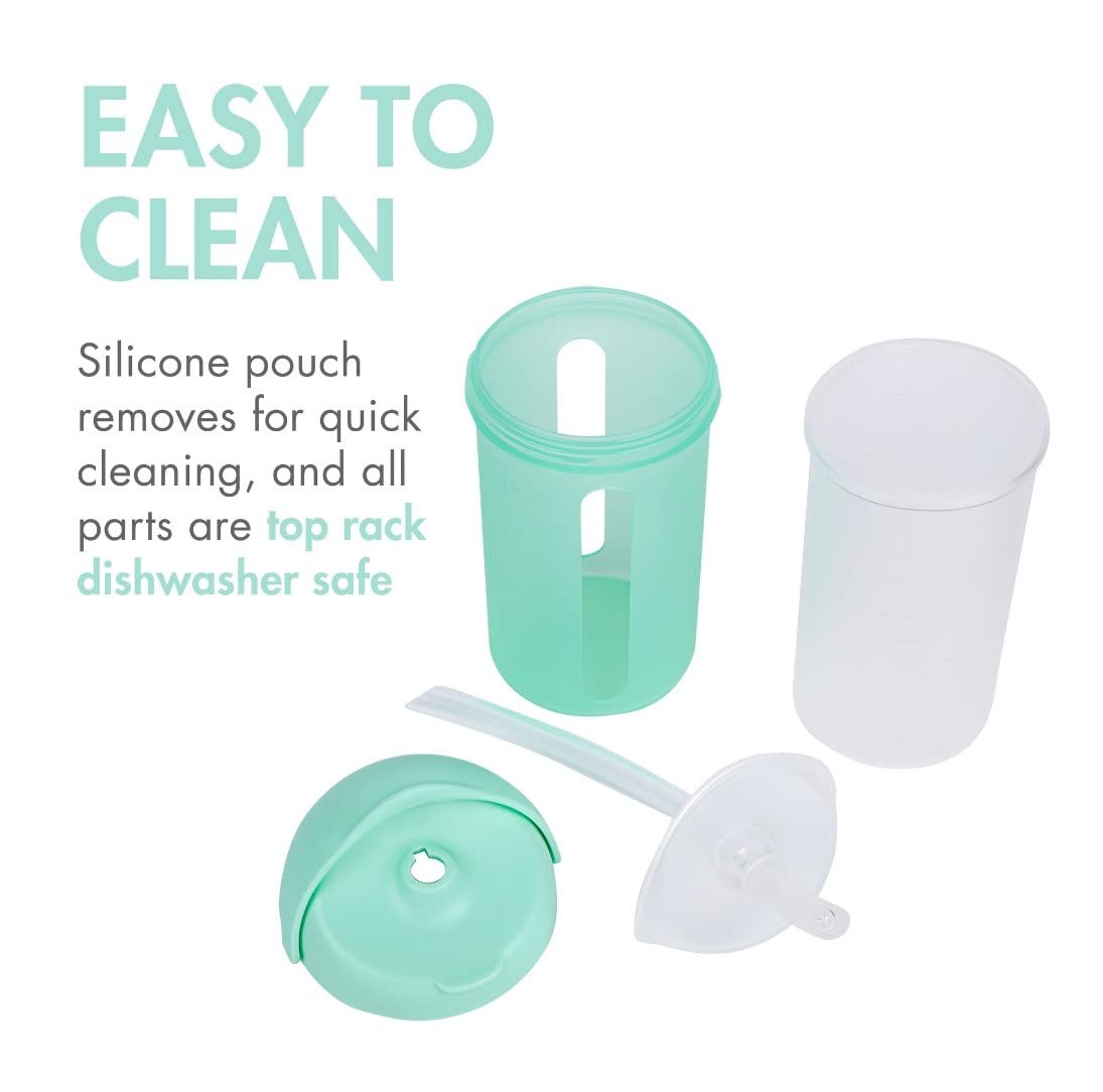 Foto 5 pulgar | Pajita Aislante De Silicona Sippy Cup Boon Swig, 270 Ml, Color Menta - Venta Internacional.