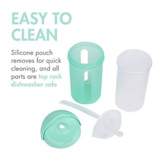 Foto 4 | Pajita Aislante De Silicona Sippy Cup Boon Swig, 270 Ml, Color Menta - Venta Internacional.