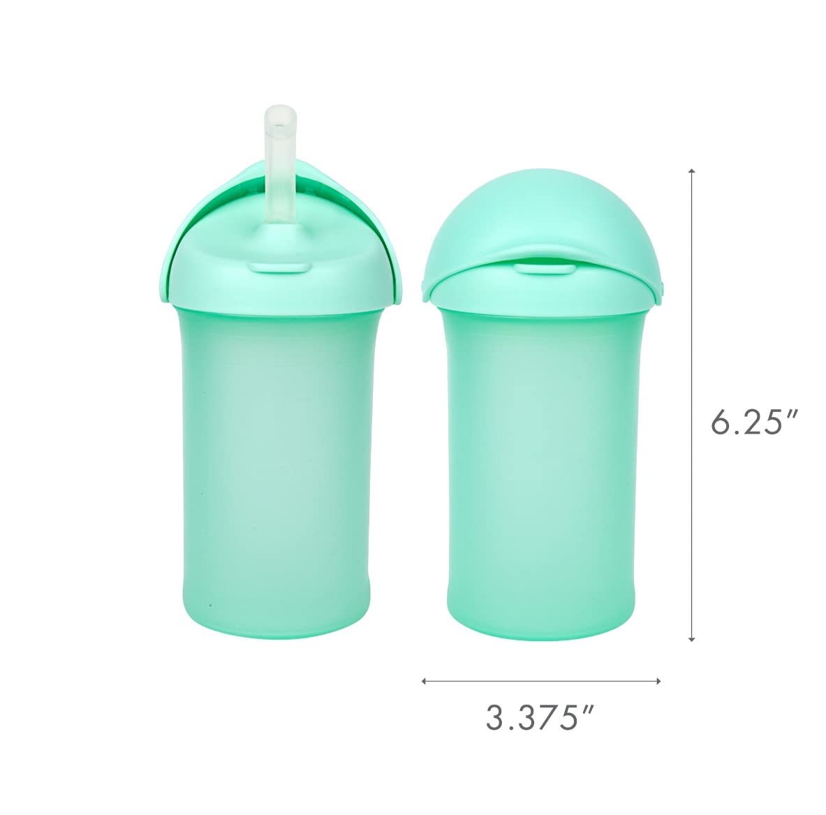 Foto 6 pulgar | Pajita Aislante De Silicona Sippy Cup Boon Swig, 270 Ml, Color Menta - Venta Internacional.