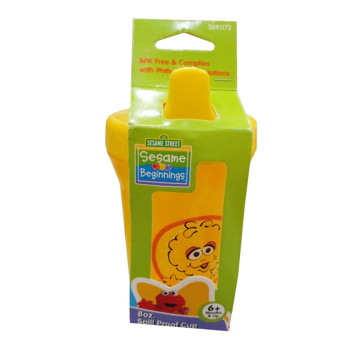 Foto 2 pulgar | Taza Entrenadora Plaza Sésamo Big Bird 8oz Amarillo