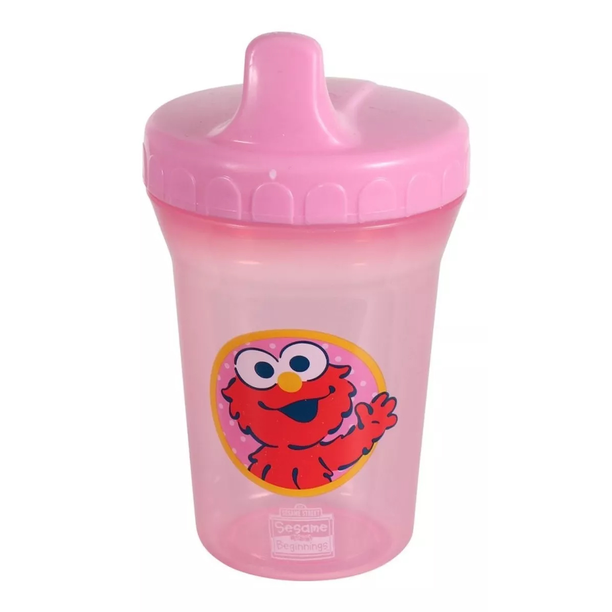 Taza Entrenadora Plaza Sésamo Elmo 8oz Rosa