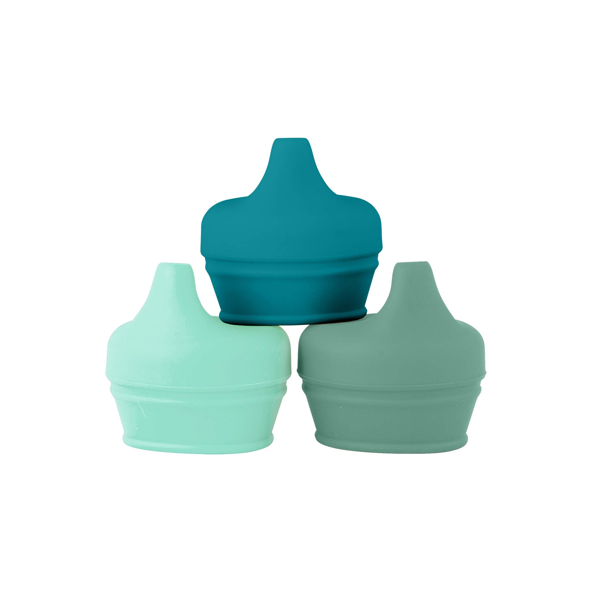 Foto 2 pulgar | Tapas De Silicona Para Vasos Para Niños, Color Verde, 3 Unidades - Venta Internacional.