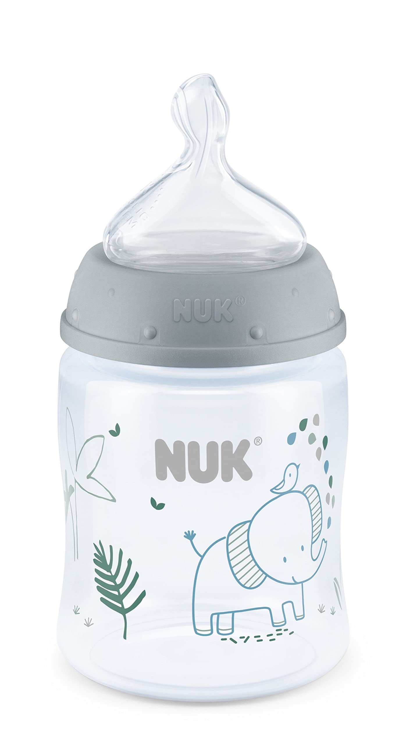 Foto 2 pulgar | Biberón Nuk Smooth Flow Anticólico 150 Ml Con Elefante - Venta Internacional.