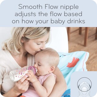 Foto 3 | Biberón Nuk Smooth Flow Anticólico 150 Ml Con Elefante - Venta Internacional.